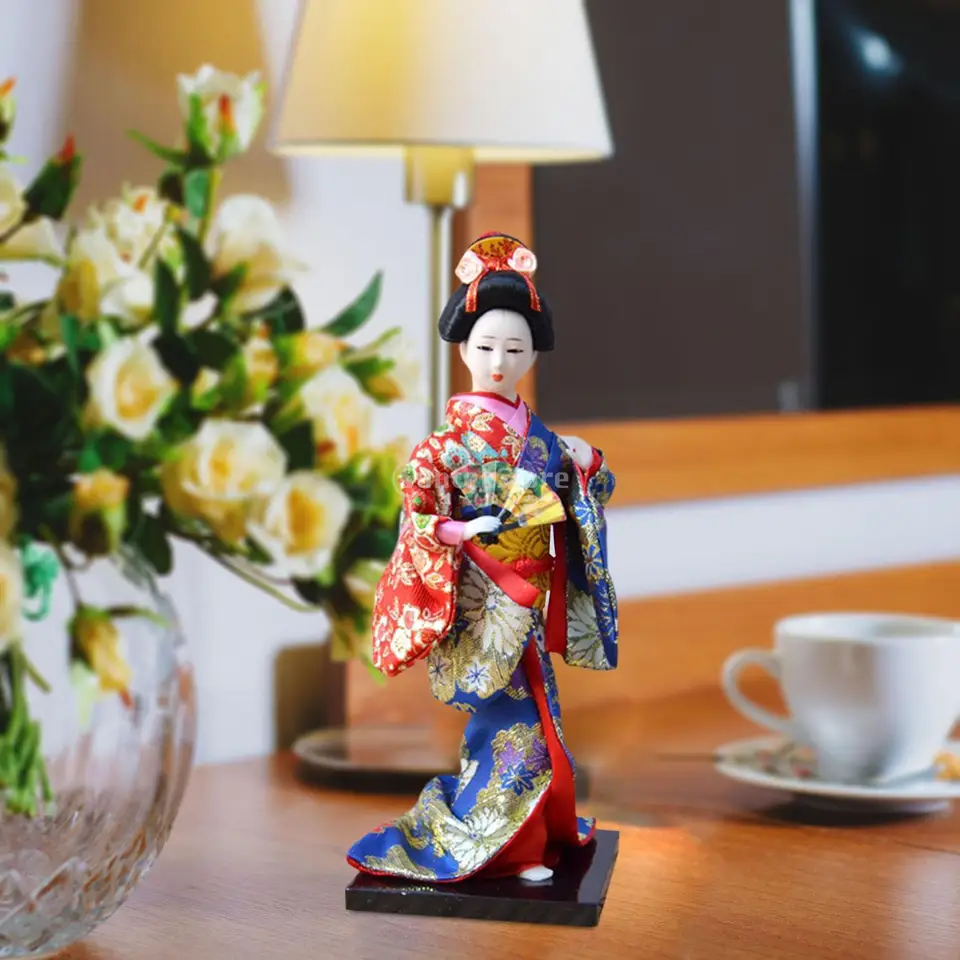 Poupées Geisha Ethniques Japonaises, Folk Pour La Maison