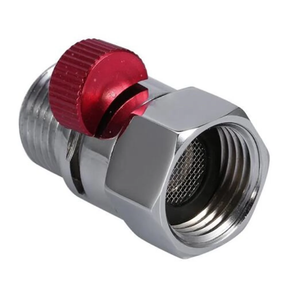 Full Brass G1/2" Flow Quick Control Shut-OFF Valve For Shower Head Hand Water Saver shower head