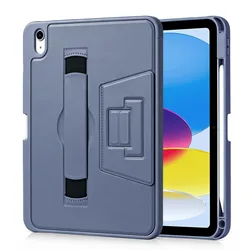 Luxury Leather Tablet Case with Wrist Band Stand - IPad10.2 7th 8th 9th (AS PICTURE)