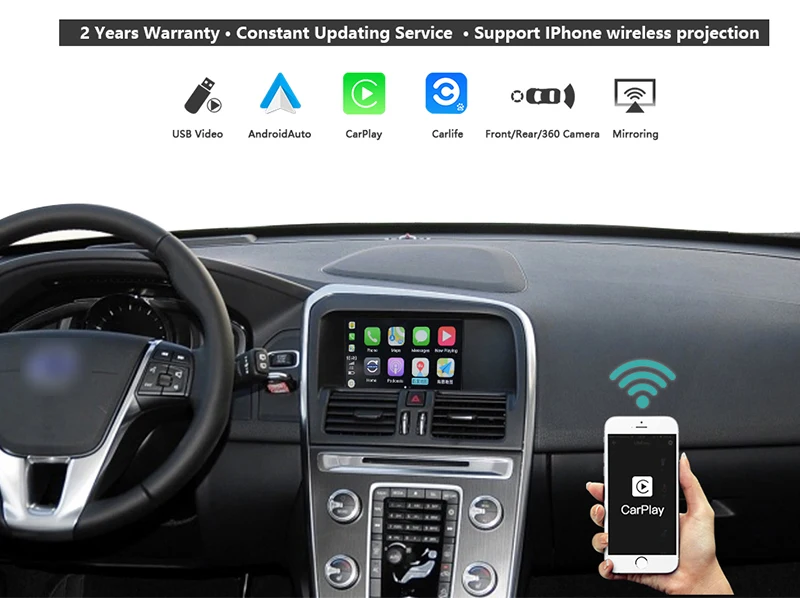 Volvo XC60 2014-2019  HQ Carplay Module at Lowest Price