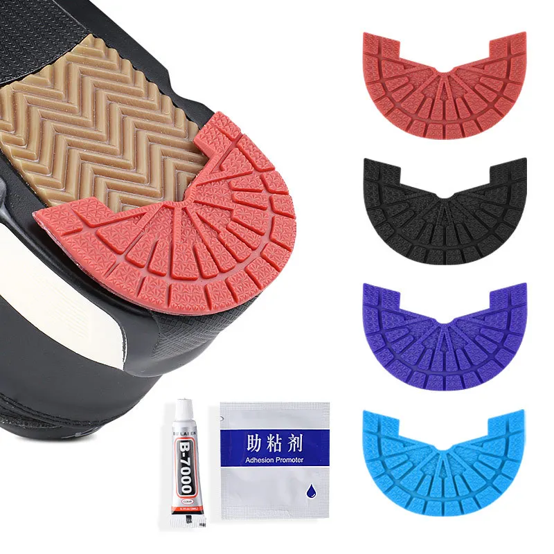 1 Paar verschleißfeste Außensohle, Schuhschutz für Turnschuhe, Herren, Schuhreparatur, rutschfest, selbstklebende Gummisohle, Sportschuhe-Patch – Detail 15