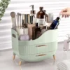 Skincare Organizer for Vanity,Storage Box with Handle,Large Cosmetic Display case for Dresser, Bathroom Countertop 4