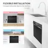 Compact Mini Portable Dishwasher 6 Place Settings Energy Star with 8 Washing Programs Heavy Stain Removal Speed Cleaning Easy 4