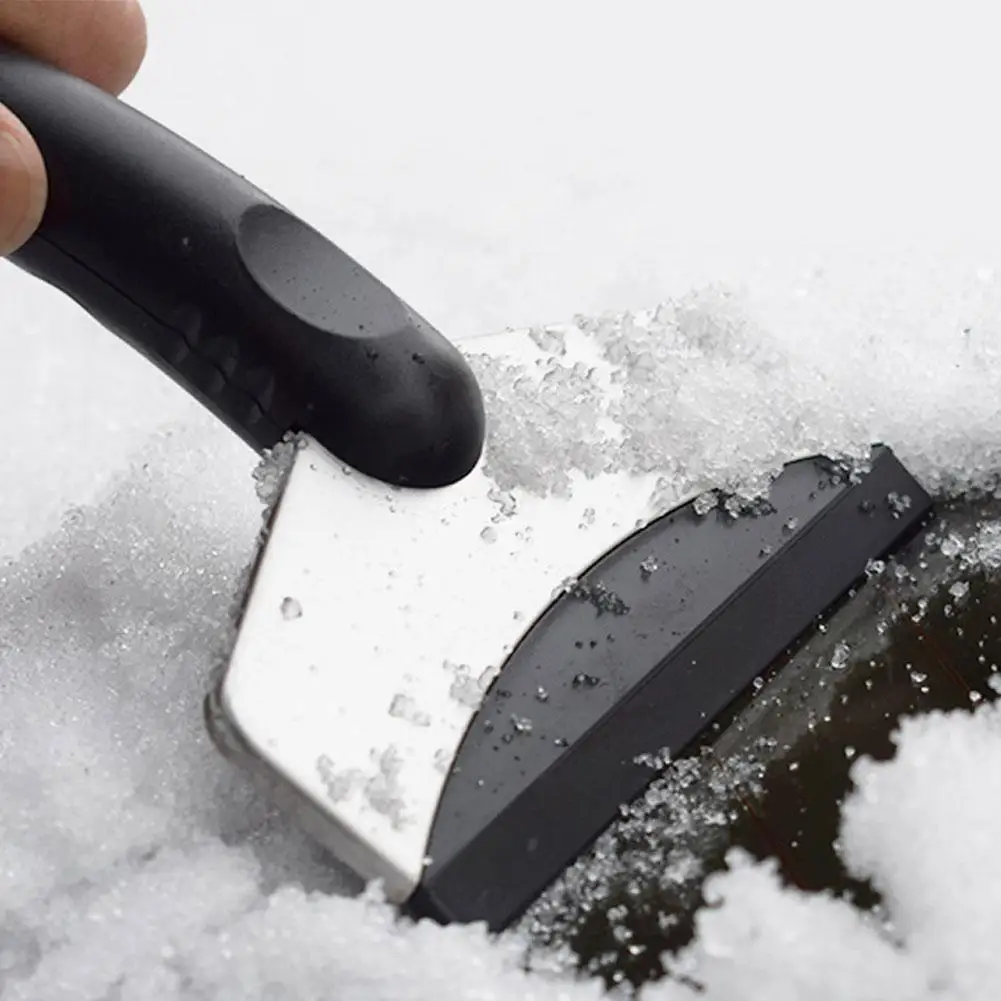 Universal Car Ice Rubber Head Scraper Snow Removal Shovel Automotive Tool Winter For Car Windows Protect Driving Safety