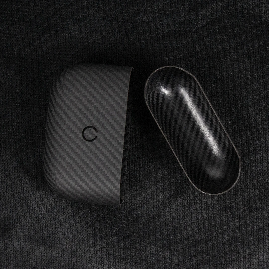Carbono 600d Fibra de Aramida Fina-grão para Airpods Pro Capa de Fibra de Carbono Ultra-fino Escudo Duro Fone de Ouvido Acessórios Case de - Image 6