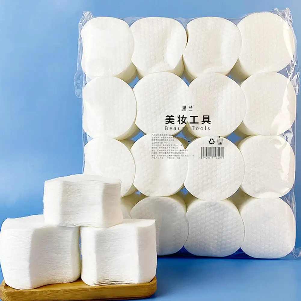 Cotton Rounds for Face 300/600/1200 Count Certified Organic Hypoallergenic Soft Absorbent For Makeup Beauty Cosmetics makeup remover pads