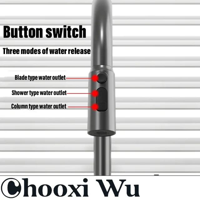 CHOOXIWU-หน้าจอดิจิตอล/ดึง/เย็นและร้อน/ก๊อกน้ำสำหรับห้องครัวเหนี่ยวนำอัจฉริยะ, ก๊อกน้ำอ่าง 3
