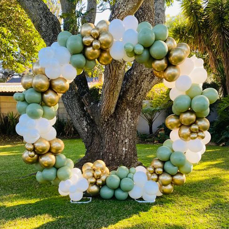 Description Picture 5 of itemAvocado Green Wedding Birthday Party Backdrop Baby Shower Diy White Holidays Dinner Table Decoration Sign Balloon Garland