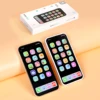 Simulation Mobile Phone English Learning Machine with Number Game Music Multi-function Early Eductional Toy,Kid's Christma Gift 4