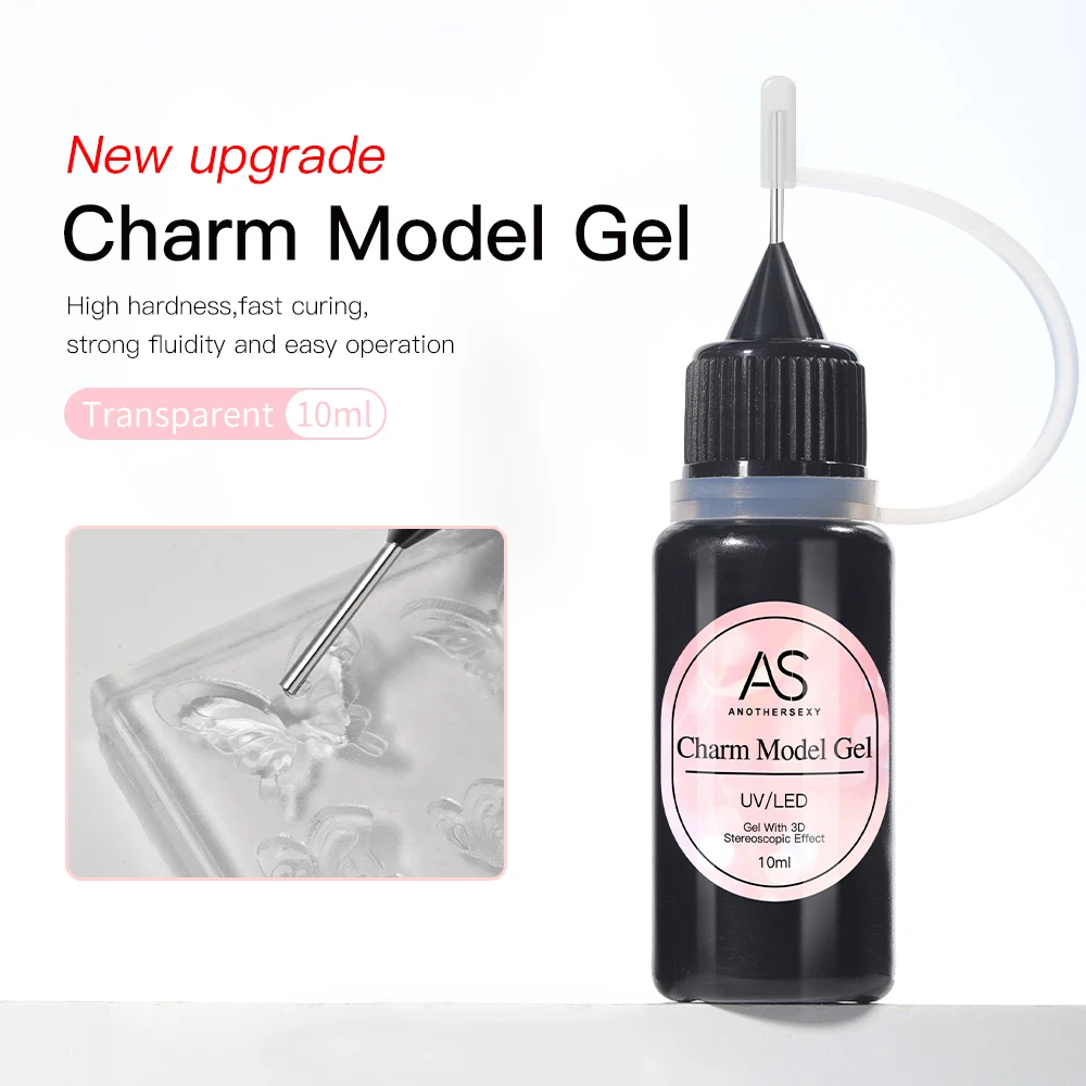10ml 3D DIY Design Nail Art Gel - Toxin-Free Clear No Wipe Sculpture Varnish