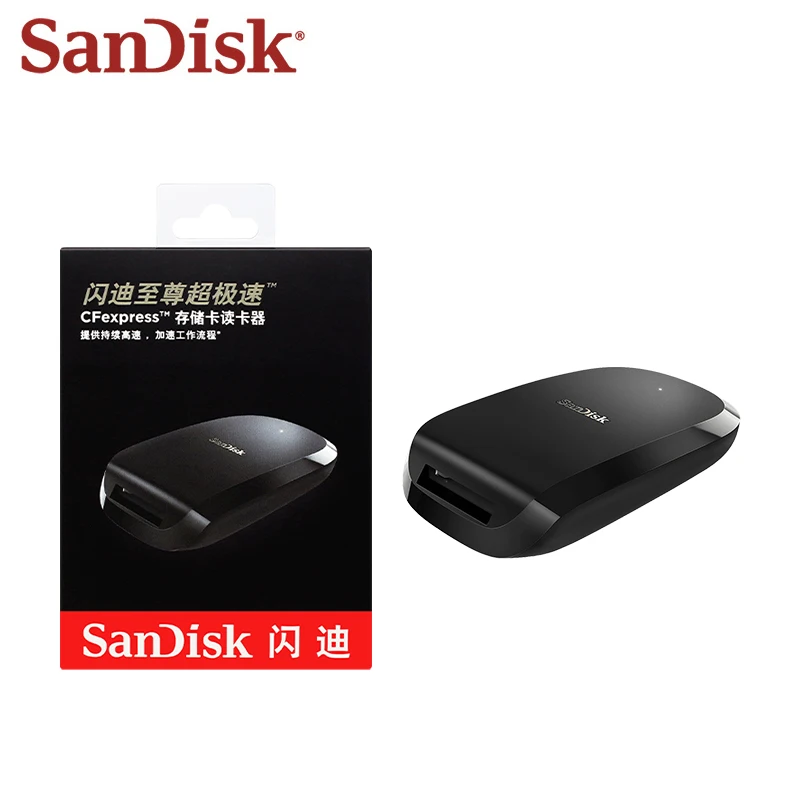 SanDisk Extreme PRO CFexpress Type B 카드 리더 USB 3.1 Gen 2 10Gbps 1250MB/s 고속 메모리 카드 리더