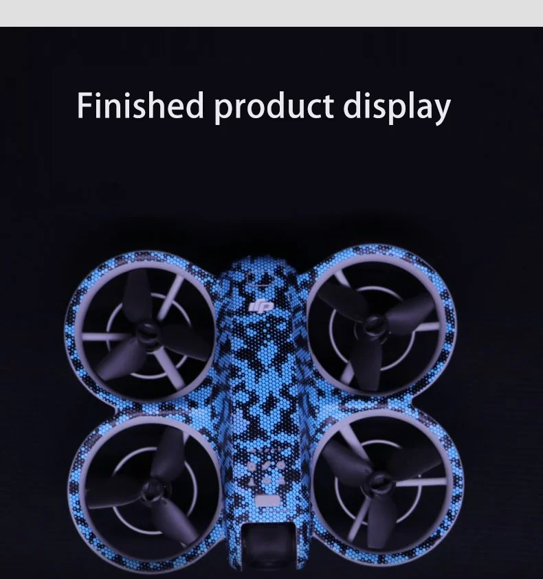 Description Picture 5 of itemFor DJI Neo Drone Body Sticker Anti-scratch Protective Film Waterproof Skin PVC Decals Colorful Decorative Refit Accessories Kit