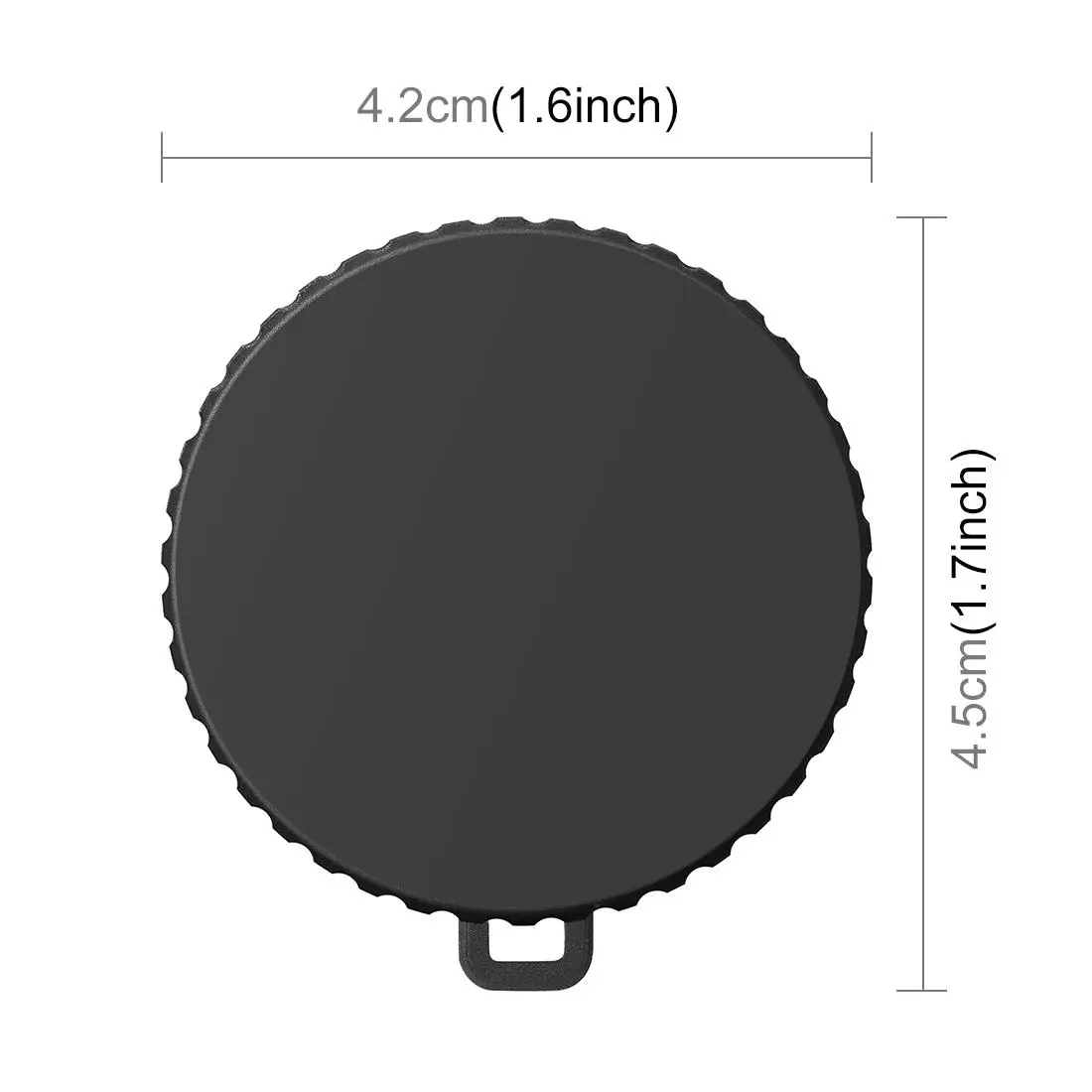 For DJI Osmo Action 6 PULUZ Silicone Lens Cap with Strap