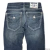 Vintage Jeans Straight Low Waist Pants Embroidery Figure Fashion Blue Jeans High Street Y2K Classic Hip Hop Couples Streetwear 1