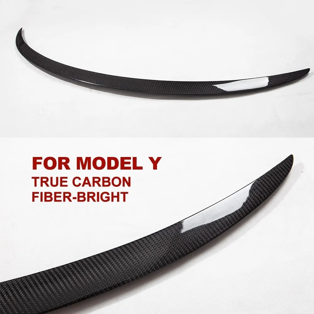 Car Rear Wing Spoiler For Tesla Model Y Model 3 Xyzplus Real Carbon Fiber Accessory