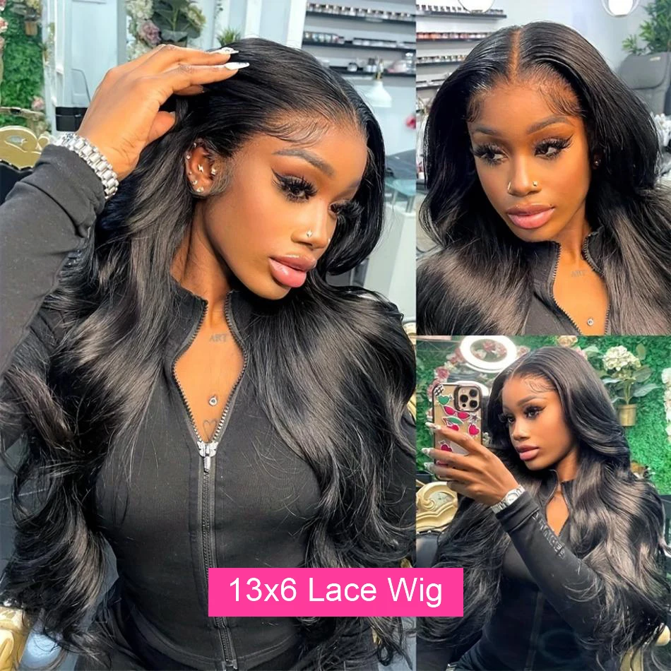 220 Density Body Wave Lace Front Wigs Human Hair Transparent Lace Frontal Wigs For Women 13x6 13x4 Human Hair Wigs