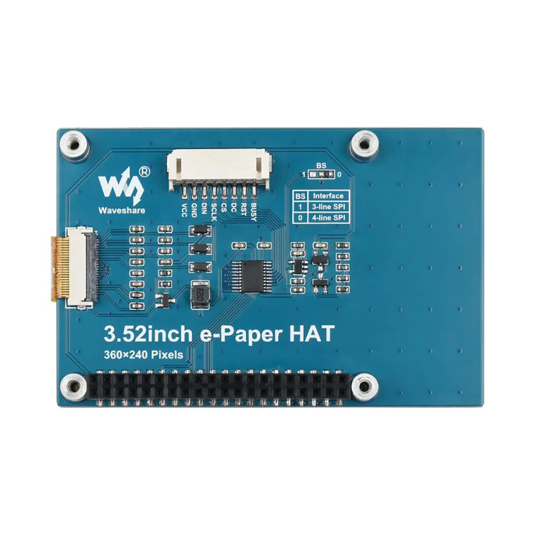   STM32 Ƶ̿   HAT, SPI ̽,  þ߰, 360  240, 3.52 ġ