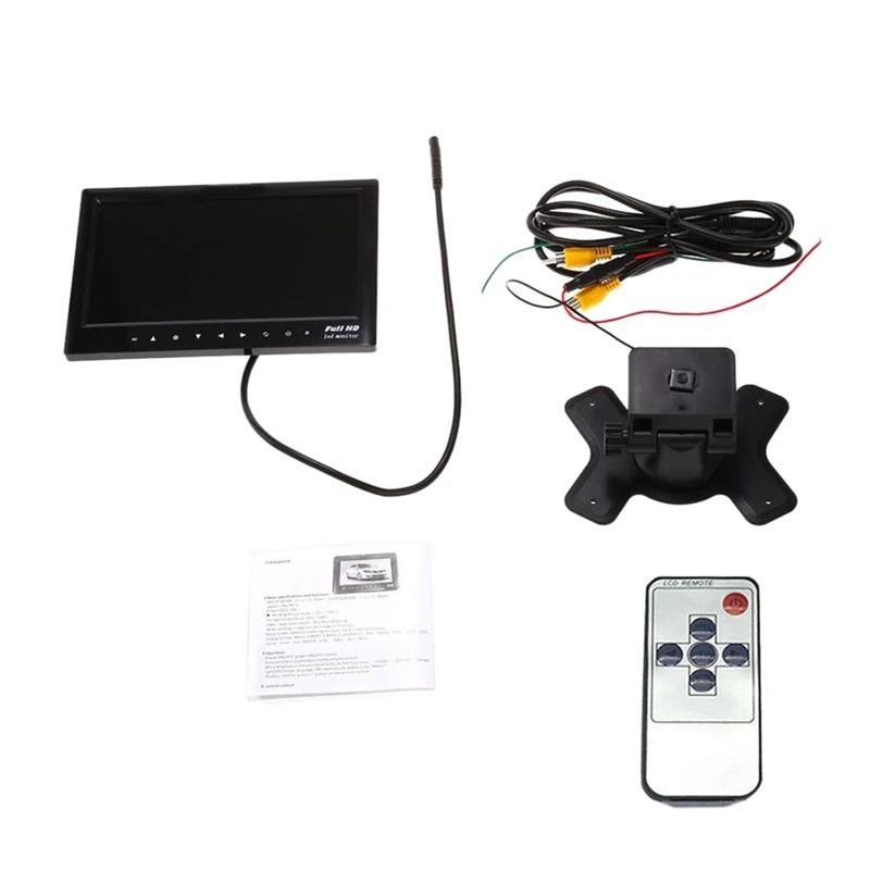 

Новый 7-дюймовый автомобильный кронштейн Tft для монитора, стоячий дисплей заднего хода с дистанционным управлением