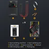 1FNIRSI SWM-10 Portable Battery Spot Welder DIY Mini Welding Machine 18650s Battery Pack Welding Tool 5000mah Weldable 0.25mm 5