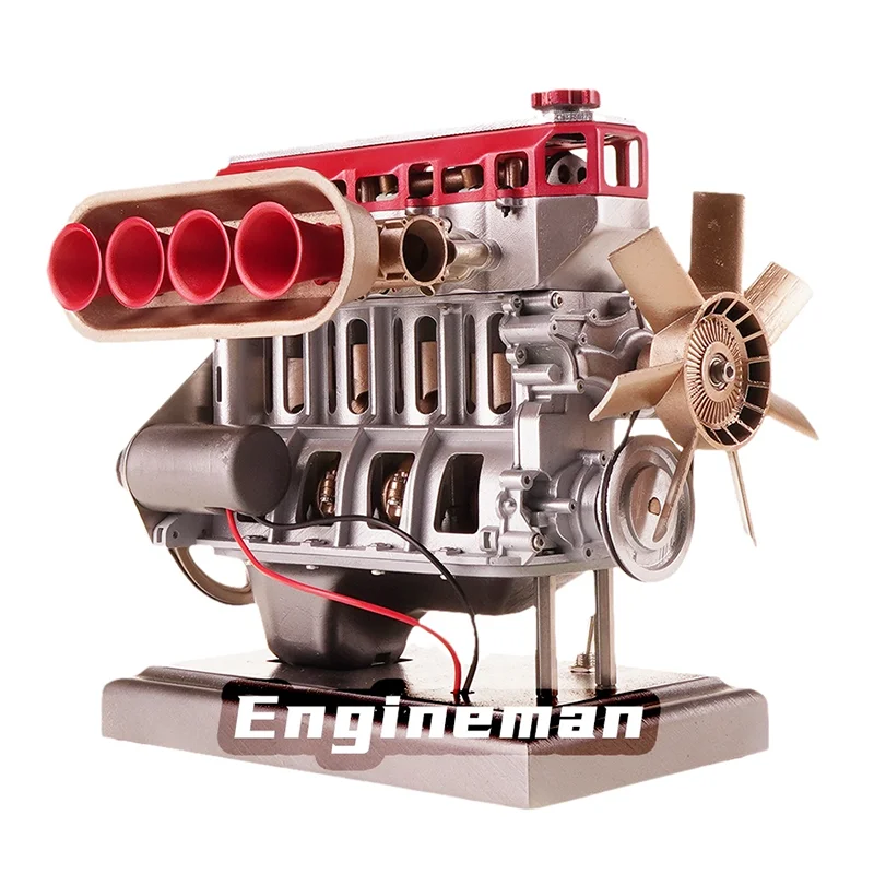 L4 Inline Vier-zylinder Motor Modell DIY Mini Motor Beweglichen Montiert  Spielzeug Auto Modell 2022 Neue - AliExpress