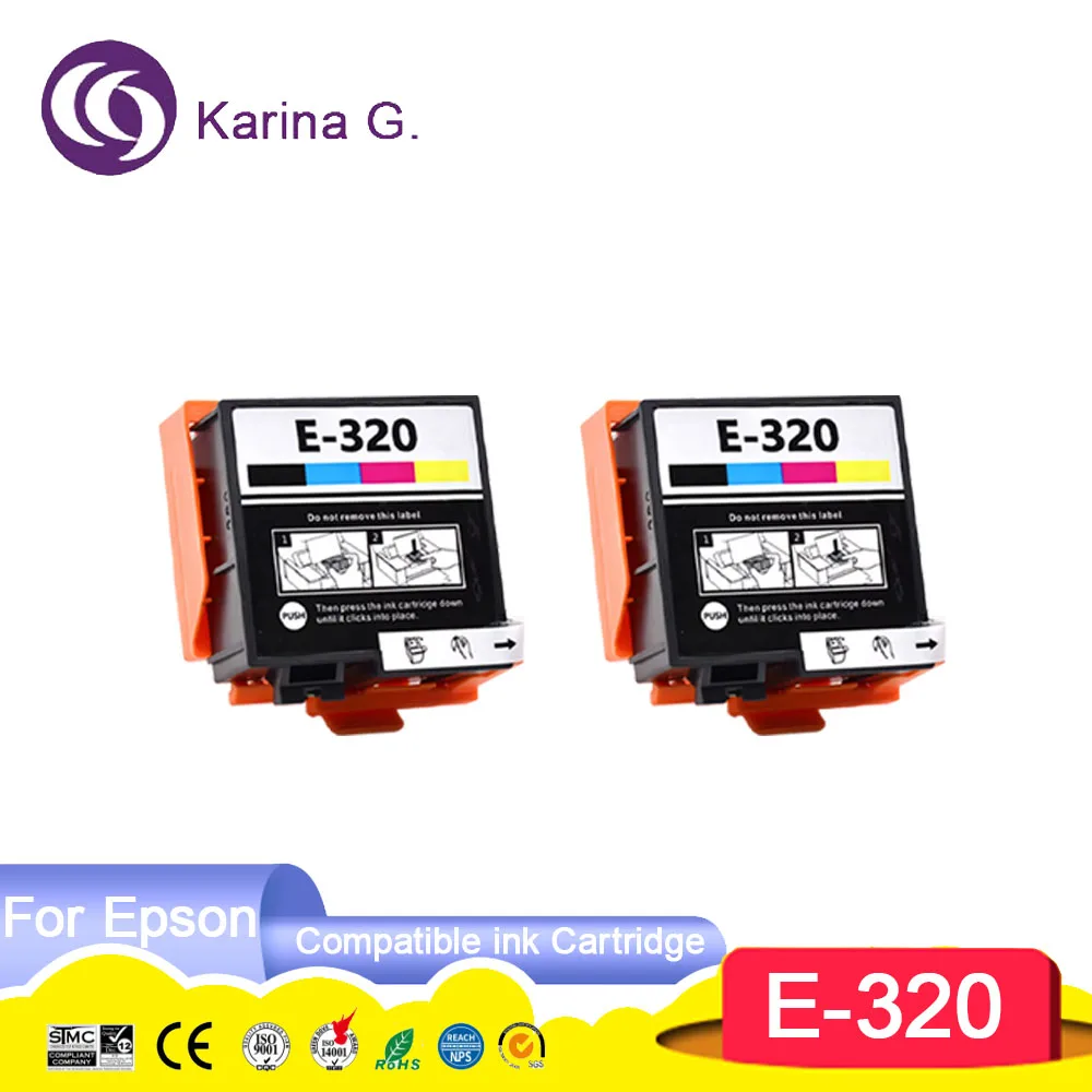 320 Premium T320 ink cartridge E-320 ink cartridge Compatible For  PictureMate P