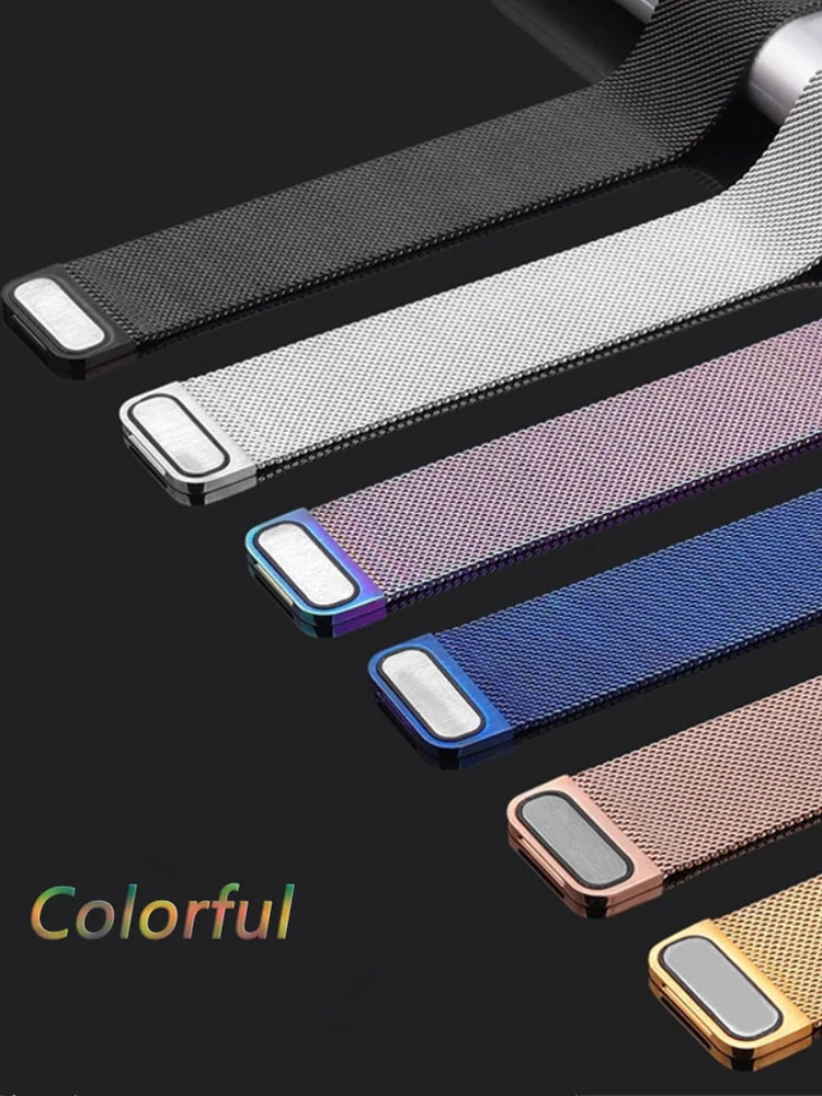 

Браслет Mlianese для Huawei Band 9, ремешок для умных часов, магнитный браслет из нержавеющей стали для Huawei Band 8