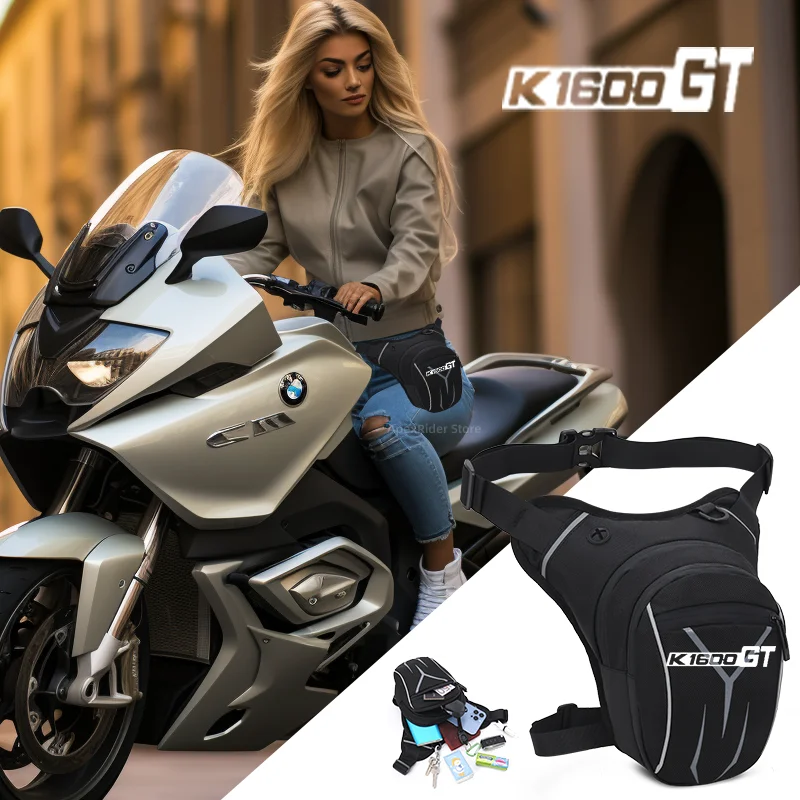 Für bmw k 1600gt k1600 gt k 2016 gt 2010-2015 motorrad wasserdicht fallen taille bein tasche schenkel gürtel hüft bum militärisch taktisch – Detail 10