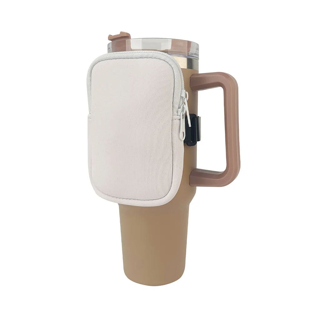 Borsa Porta Bottiglia Stanley Con Cintura Regolabile – Custodia In Neoprene Con Cerniera, Porta Cellulare E Chiavi, Per Fitness E Viaggi