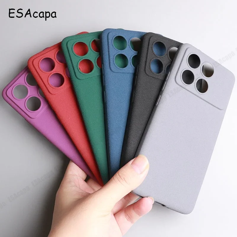 Slim Matte Sandstone Silicone Anti-Slip Soft Phone Case