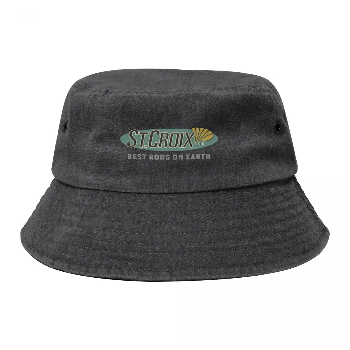 

St. Croix Rods Cowboy Denim Fisherman Hat With Printing
