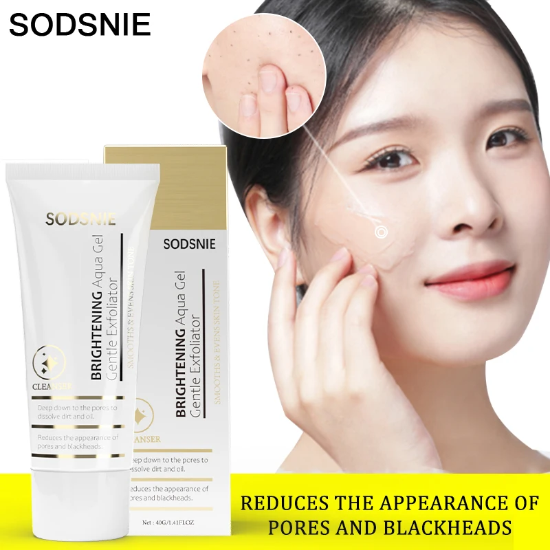

Face Exfoliating Cream Deep Exfoliator Gel Moisturizer Honey Repair Facial Scrub Cleaner Whiteing Brighten Face Skin Care 40g