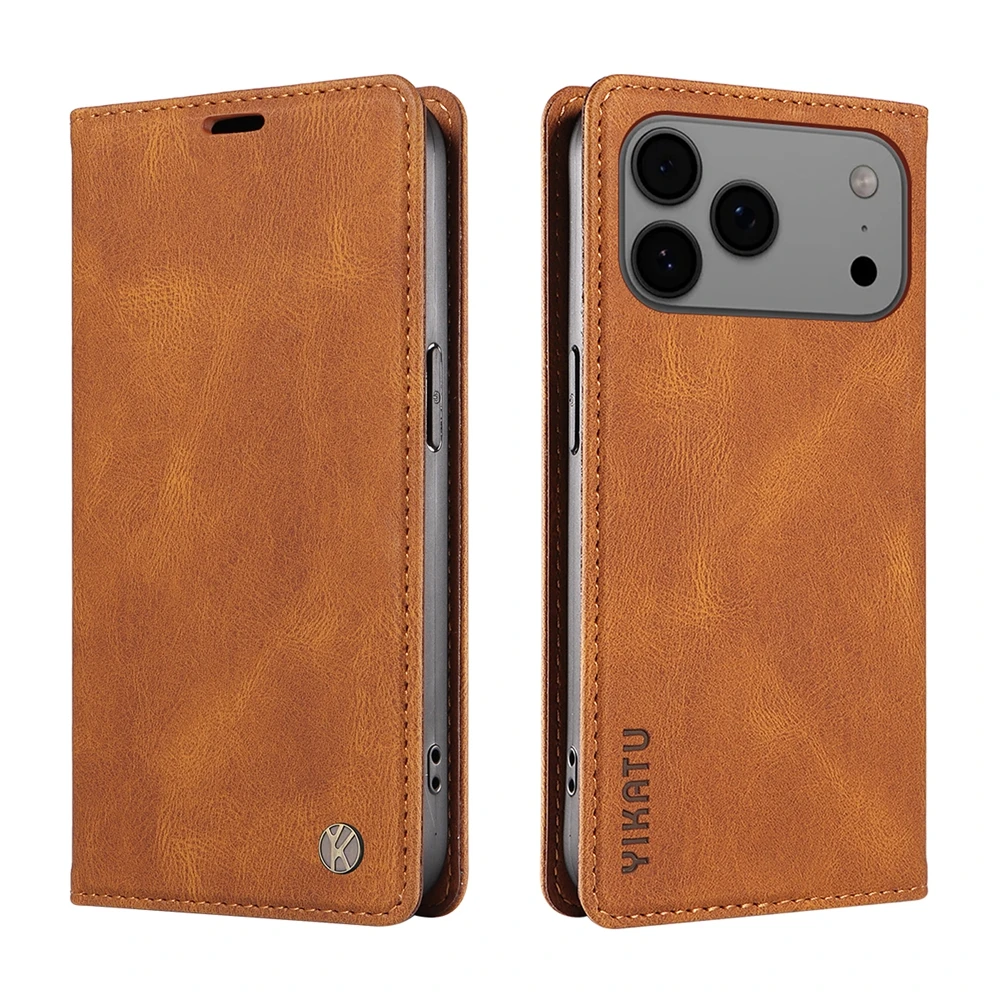 Premium Magnetic Leather Flip Wallet Cover | Luxurious Phone Case