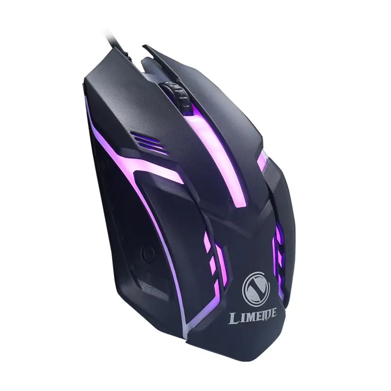LIMEIDE S1 Sports LED Luminous Backlit Wired LMouse USB Wired For Desktop Laptop Office And Game Player gaming mouse wired mouse
