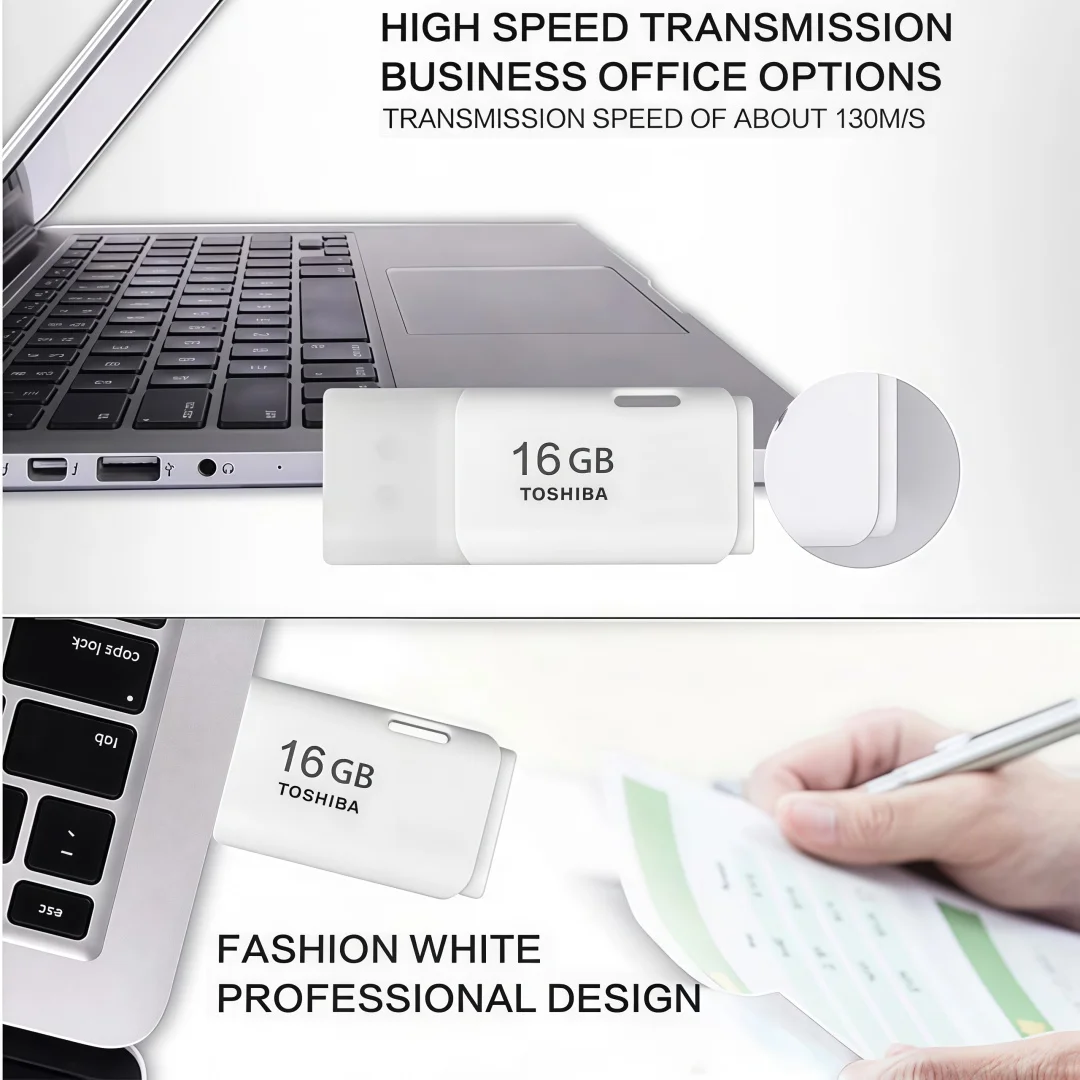 오리지널 도시바 U 디스크 4GB 8GB 16GB 32GB 64GB 128GB USB 2.0 플래시 드라이브 메모리 스틱 PC Mac용