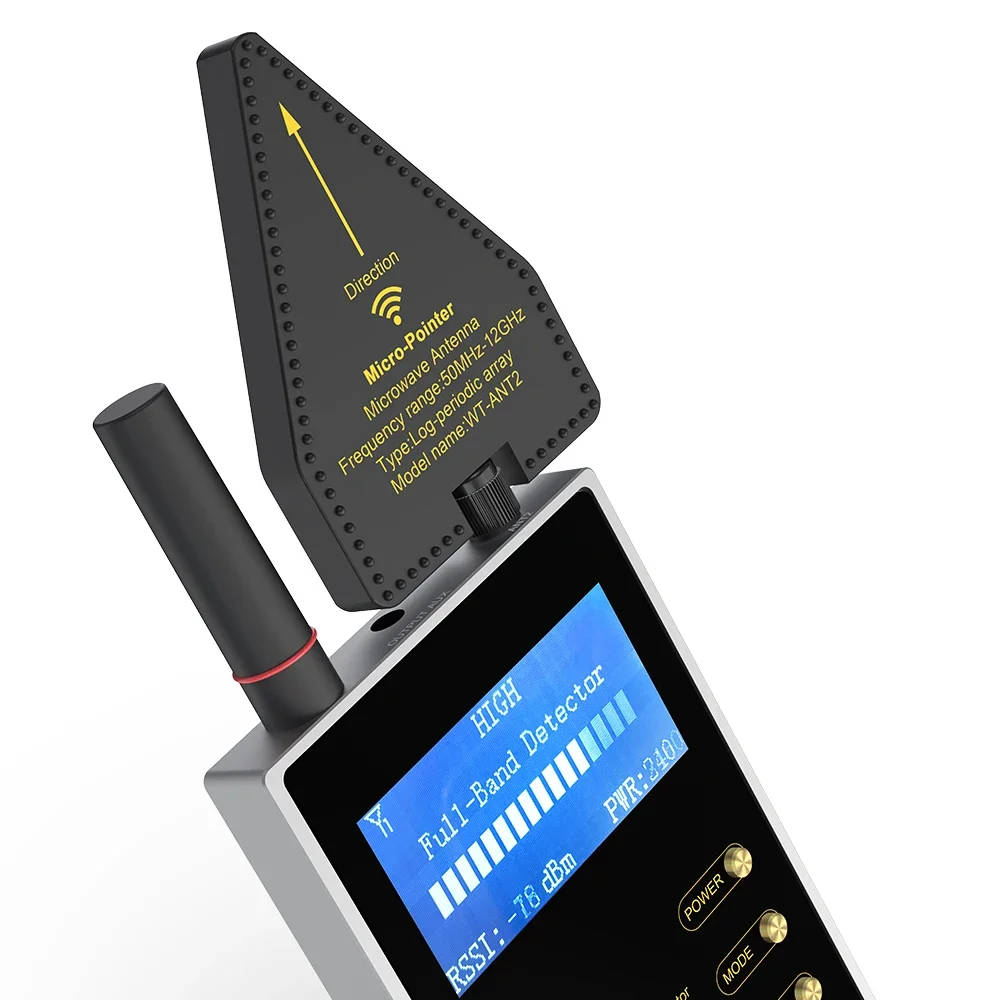 Wireless Audio Bug GPS Camera Finder Bug Detector RF Signal Anti Tracking Strong Magnetic Detector