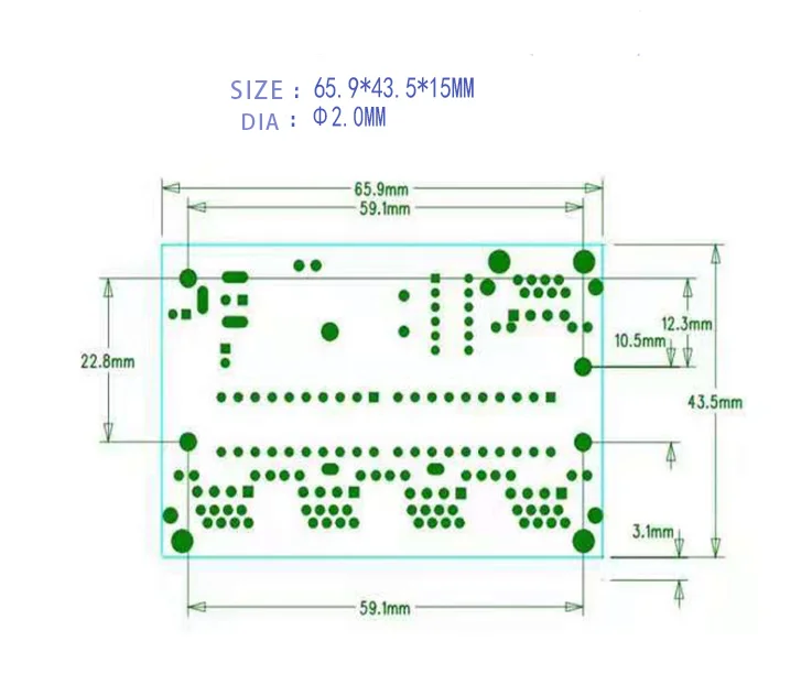 고속 스위치 미니 이더넷 TAP 스위치, 네트워크 스위치 허브 PCB 모듈 보드, 시스템 통합 모듈용, 5 포트, 10 mbps, 100mbps