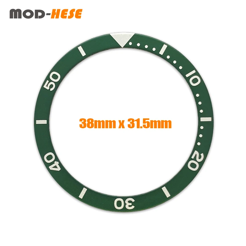 Premium Aluminium Flat Bezel Insert Ring - 38mmx31.5mm