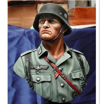 Kit modello in resina, busto di fanteria, scultura non assemblata per modellisti