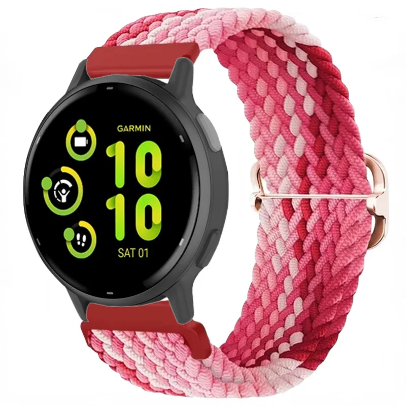Nylon Braided Solo Loop Strap - 20mm/22mm Sports Bracelet Wristband
