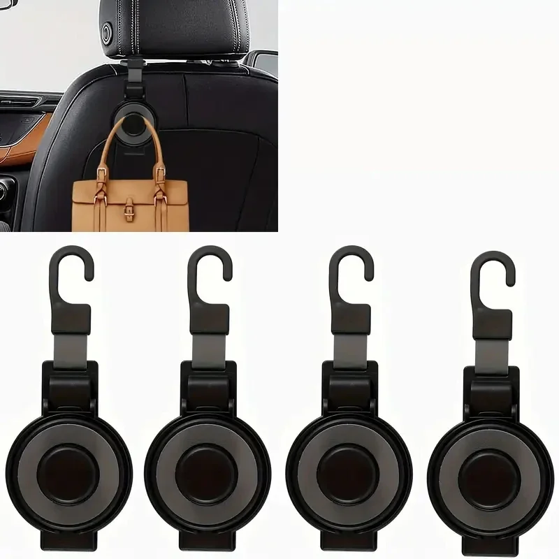 ABS Car Seat Hook with Cup Holder for Vehicle Headrest