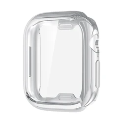Enhanced Screen Protective Case - Full Coverage Soft TPU Bumper Cover for Series 12 46mm (Sliver)