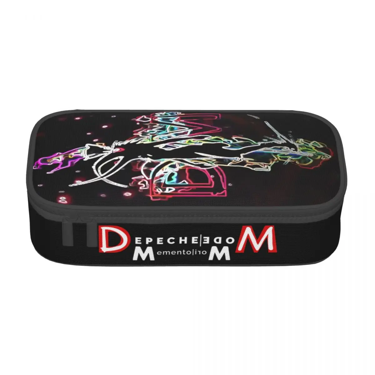Korean Electronic Rock Depeche Cool Mode Pencil Cases for Girls Boys Large Storage Pen Bag Box Stationery