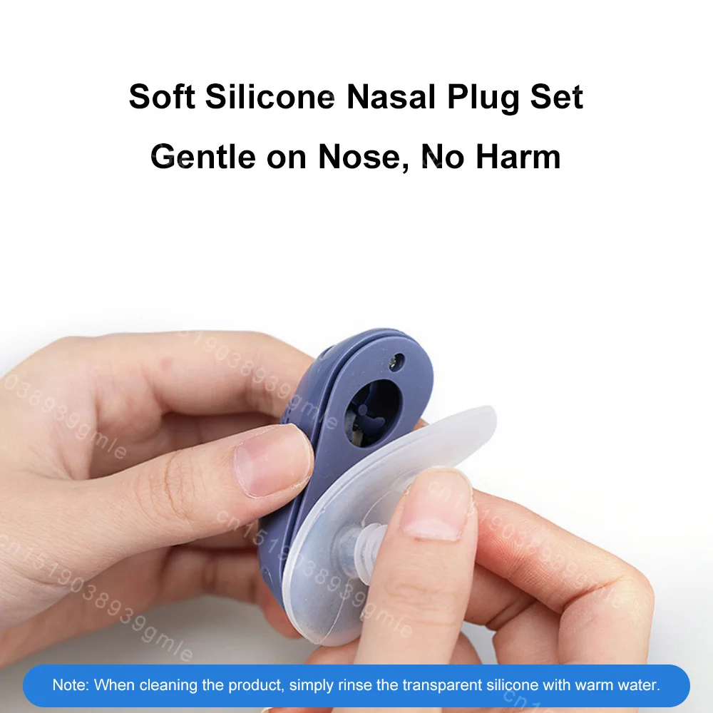 Electric Anti-Snoring Device Sleep Aid Care Nose Clip Snore Reduction Stopper Nose Breathing Relieve Sleepping Ventilator