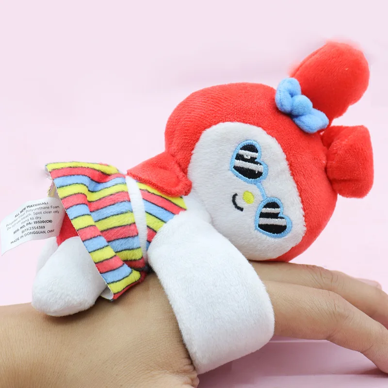 

Sanrio Red Vacation My Melody Plush Toys Cartoon Kawaii Lateral Body Wrist Strap Toys Anime Peripheral Children Holiday Gifts