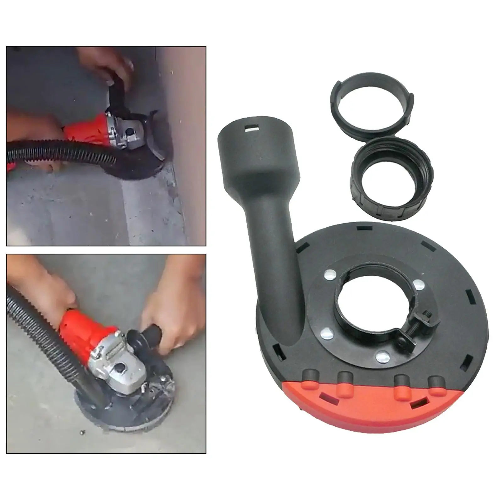 Angle Grinder Dust Cover Universal Surface Grinding Shroud 140mm Expert Surface Grinding Dust Shroud Granite Concrete Stone