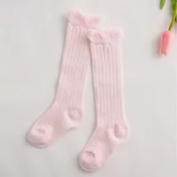 Baby Socks Girls Socks Knee High Mesh Breathable Tube Lovely Princess Baby Solid Color Leg Warmer New Born Socks 4