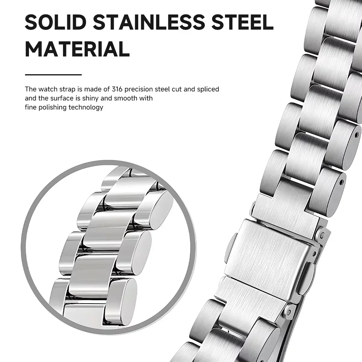 Luxury 18mm Original Metal Replacement Strap