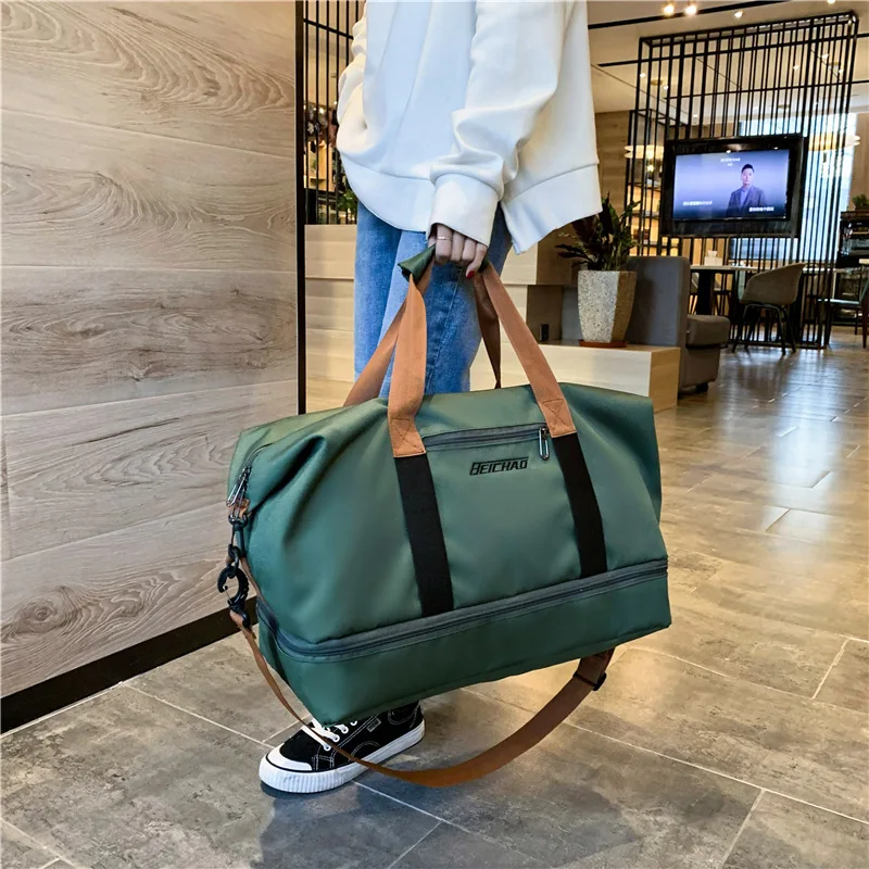 Women Fashion Travel Bags Large Capacity Waterproof Men's Sports Bag Dry and Wet Weekend Voyage Female Messenger Bag travel bags leisure bag
