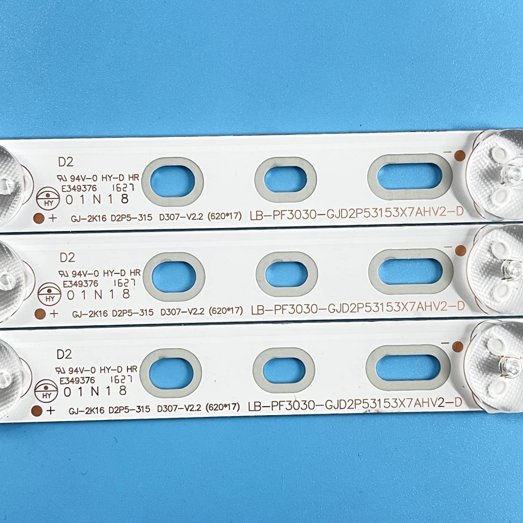 LED Backlight Strip For P hilips 32PFT4309/60 32PHH4200/88 32PHH4509 32PHK4100/12 Bar Kit TV LED Line Band HD Lens D307-V1.1