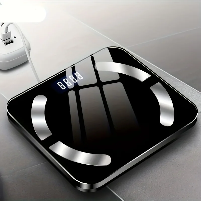 1pc Weight ScaleHousehold Small Electronic ScalePrecise ChargingHuman Body ScaleHousehold Body Fat Scale 6